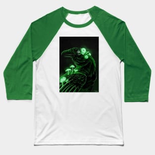 Glowing Raven Baseball T-Shirt